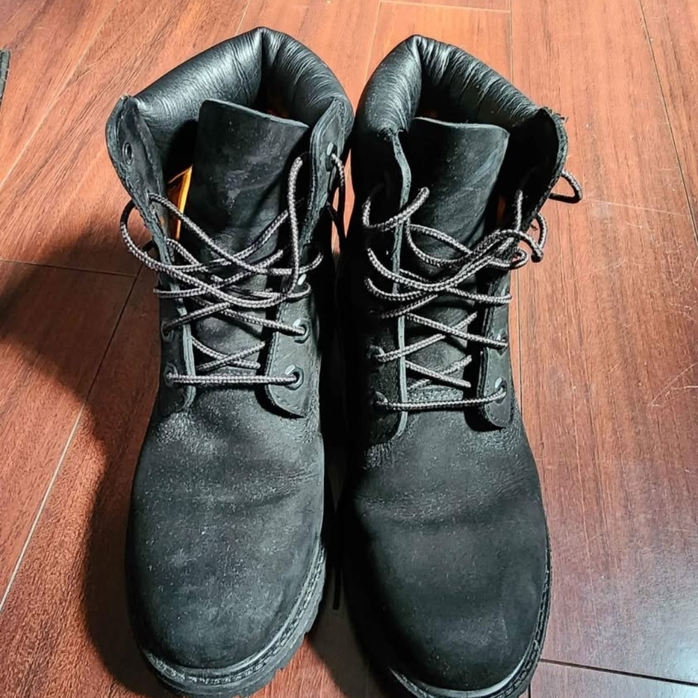 Timberland Black Combat Boots